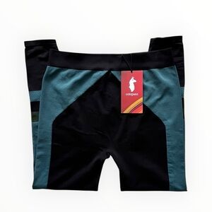 Cotopaxi Compression Pant Debajo Seamless BaseLayer Men’s Large Stripes Logo NWT
